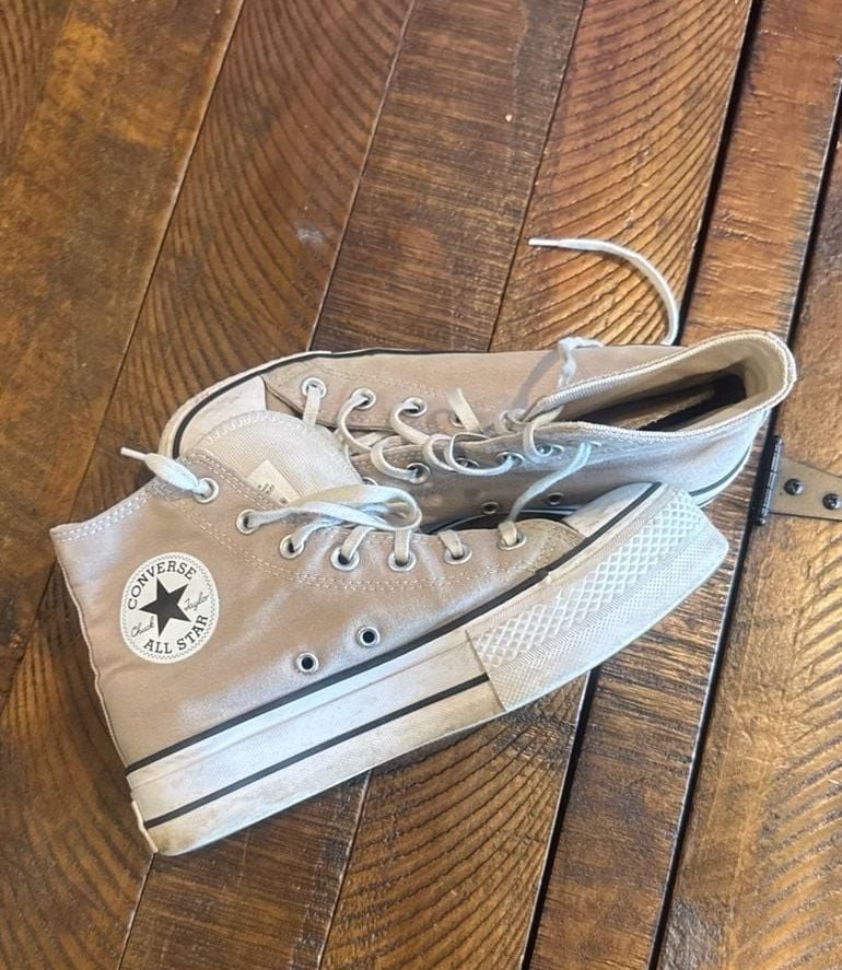 Chuck Taylor All Star Mixed Material Unisex High Top Shoe. .com,