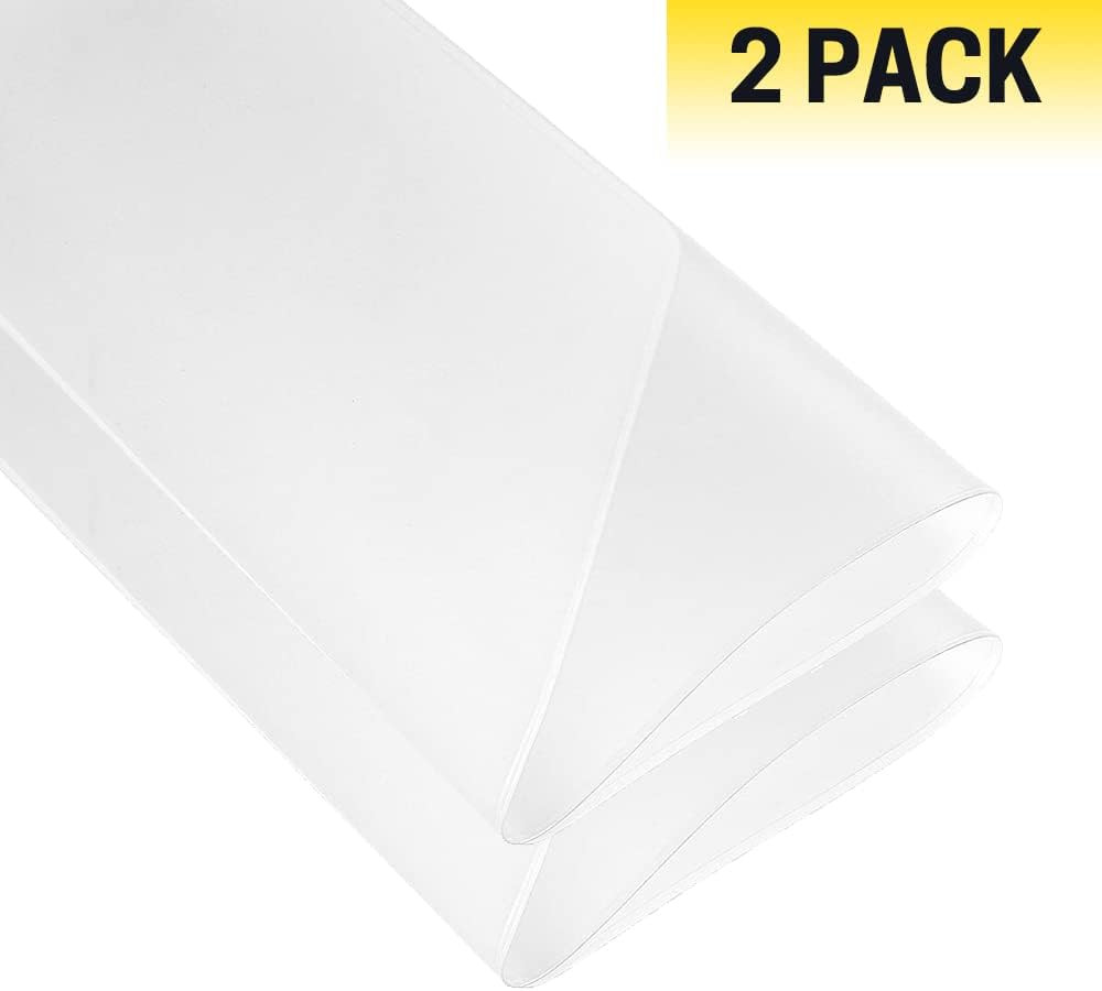 Checkbook Vinyl Protector Divider Inserts for Duplicate Checks Sets 2 Pack