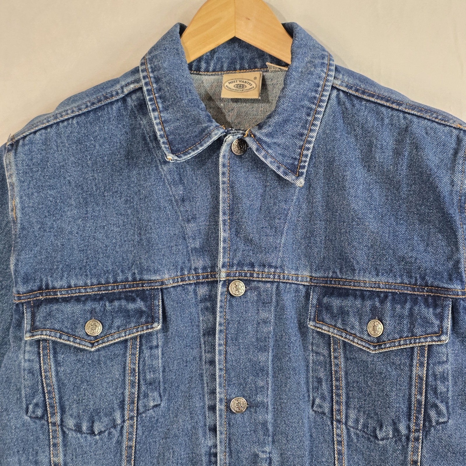 Featherlite Trailers 2003 All-American Quarter Horse Congress Denim Jacket Sz S
