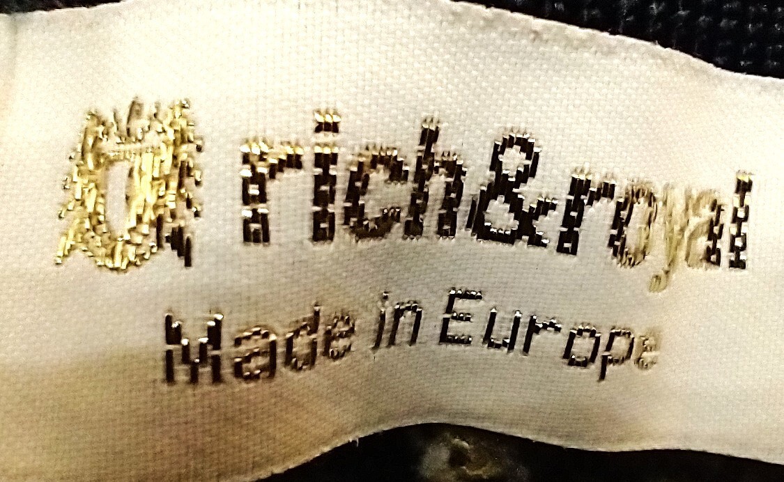 Rich & Royal Black White Yellow Made In Europe Stretch Waist Pants Sz S 28 to 36