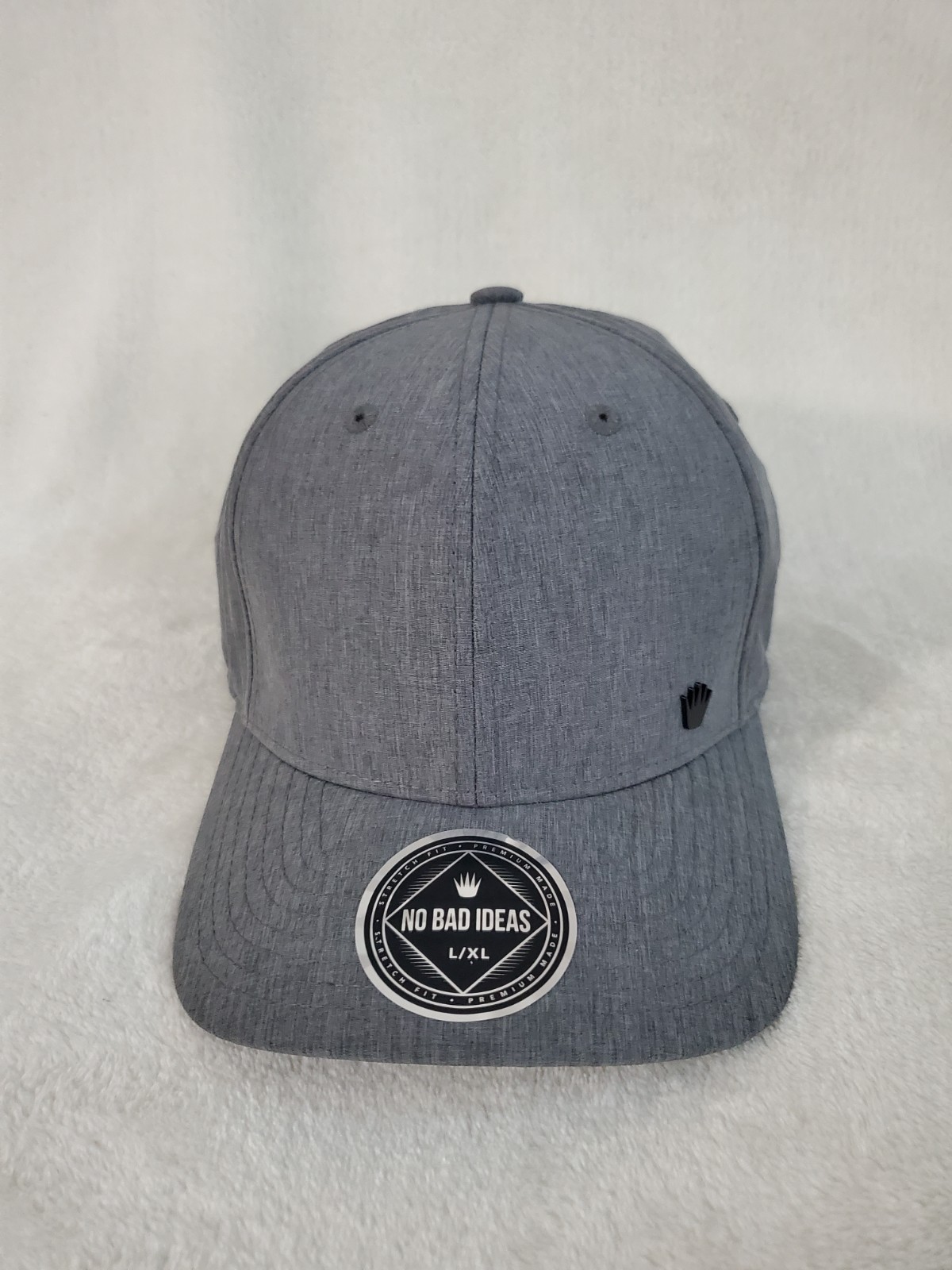 NO BAD IDEAS NBI CONLEY 2.0 MENS STRETCH FIT HAT LARGE X-LARGE XL GREY NEW