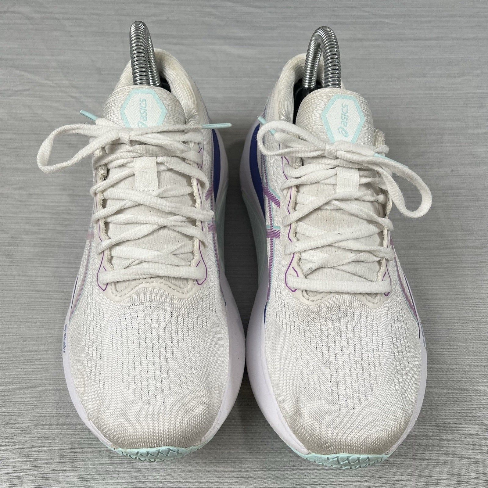 Asics Gel Kayano 30 Women’s Size 7 Running Shoes White Grape Sneakers 1012B357