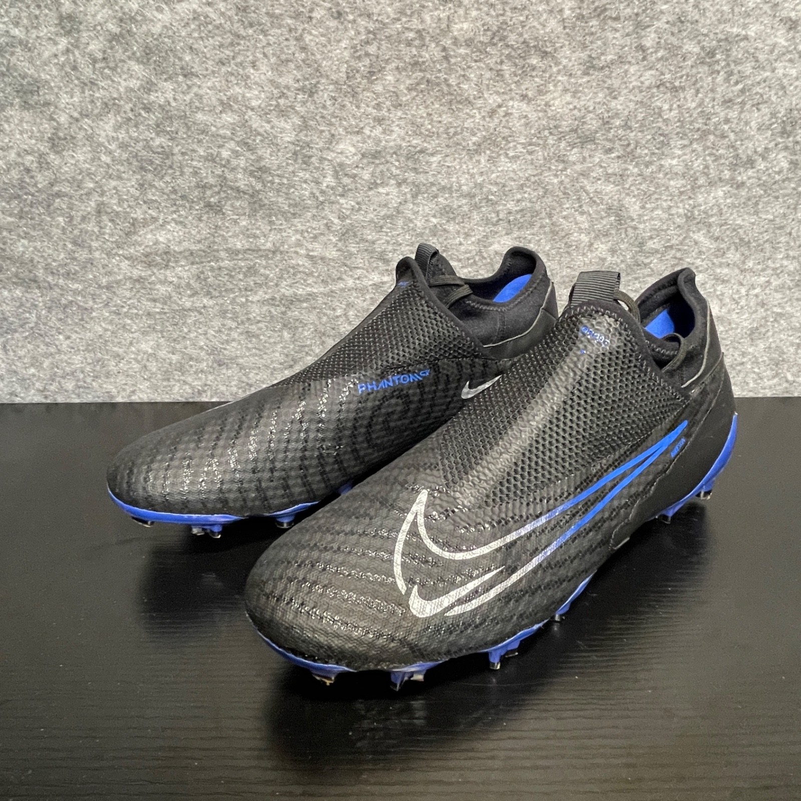 Nike DD9472-040 Phantom GX Academy DF FG MG Soccer Cleats Mens 11 Black Royal