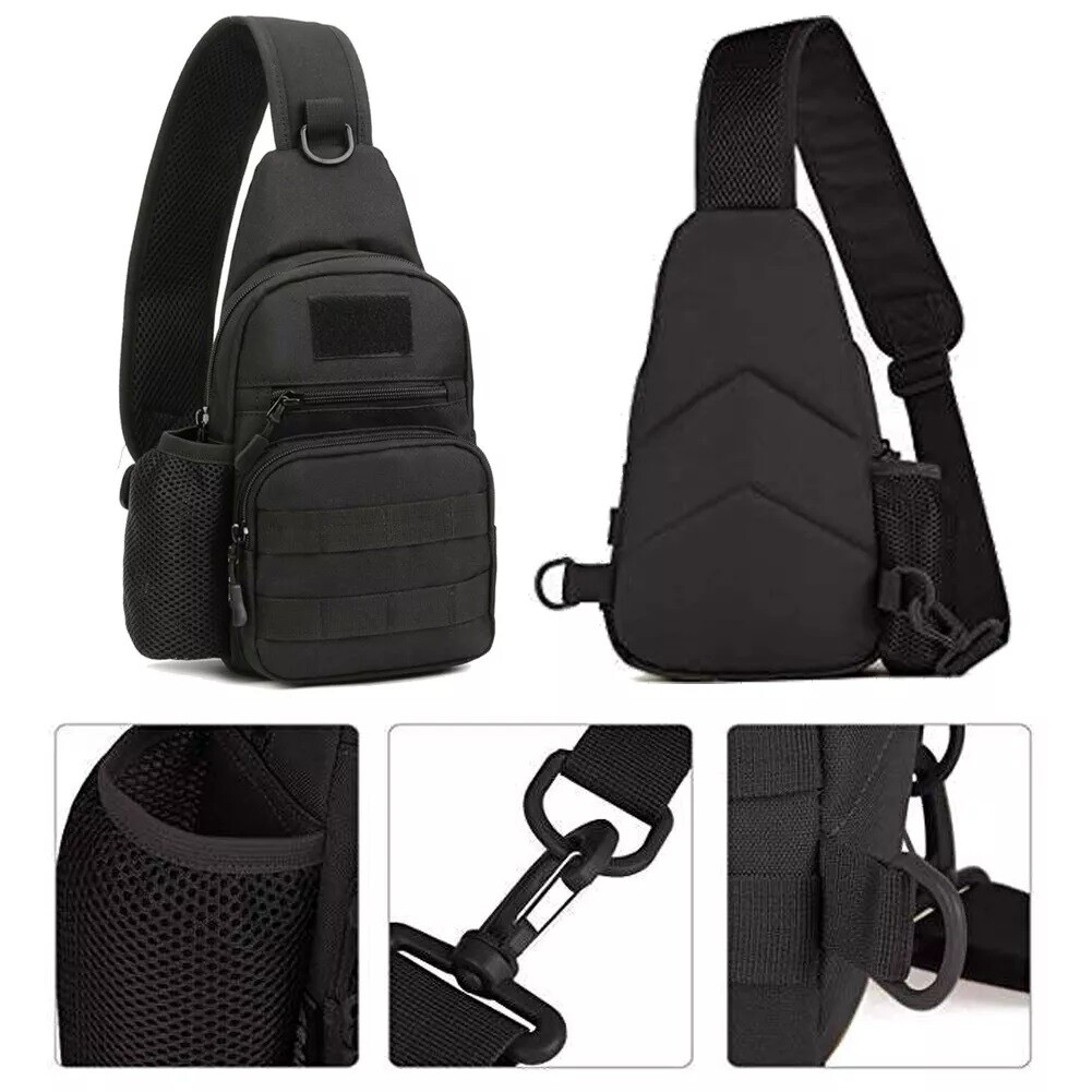 Tactical Sling Bag Backpack Military Shoulder Pack Small EDC Crossbody Chest Bag