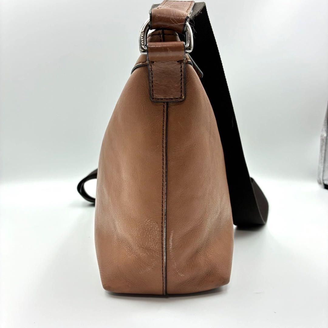 Coach Camden Transit Shoulder Bag Crossbody Dark Brown Used