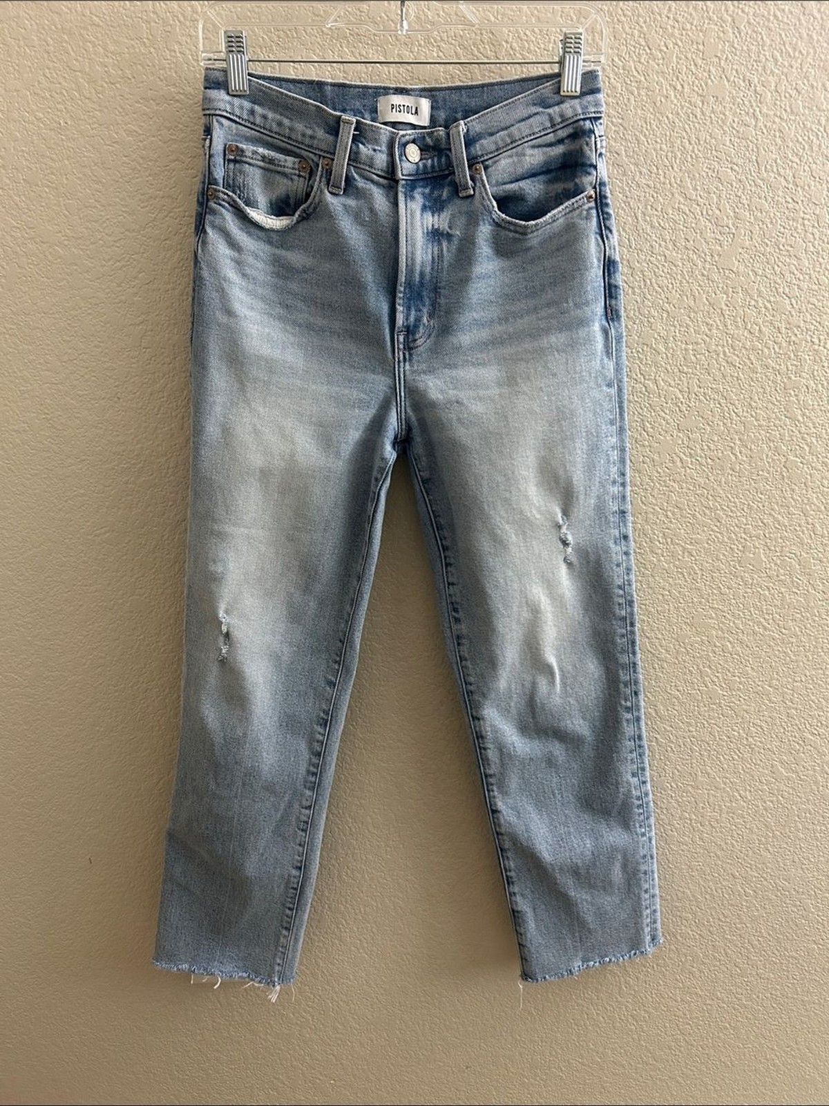 pistola Charlie High Rise Straight Jeans