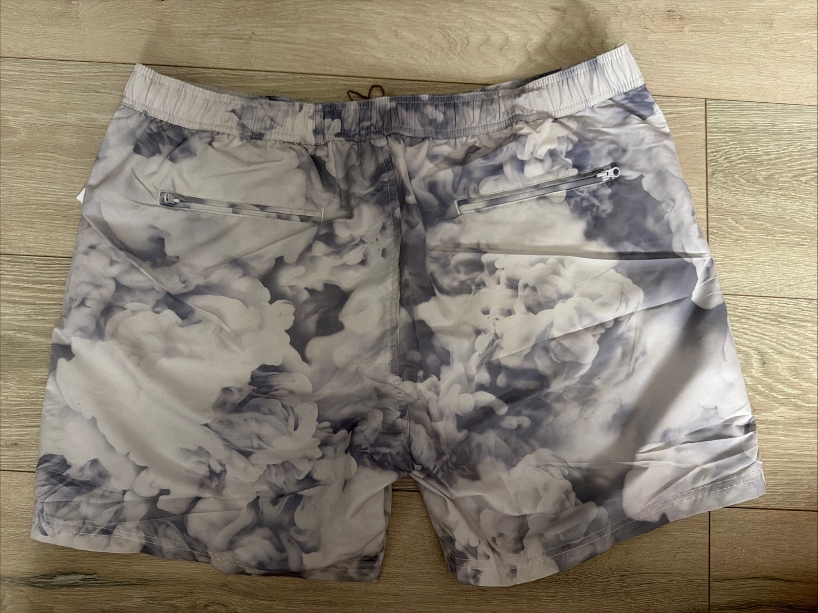 Firetrap New Men’s Button/Zip Fly Grey/White Motif Small XL Shorts RRP £24