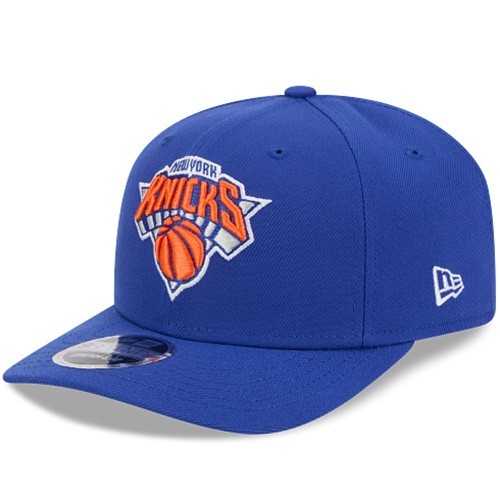 New Era New York Knicks 970 Blue Snapback Hat NBA Official Stretch Snap Cap