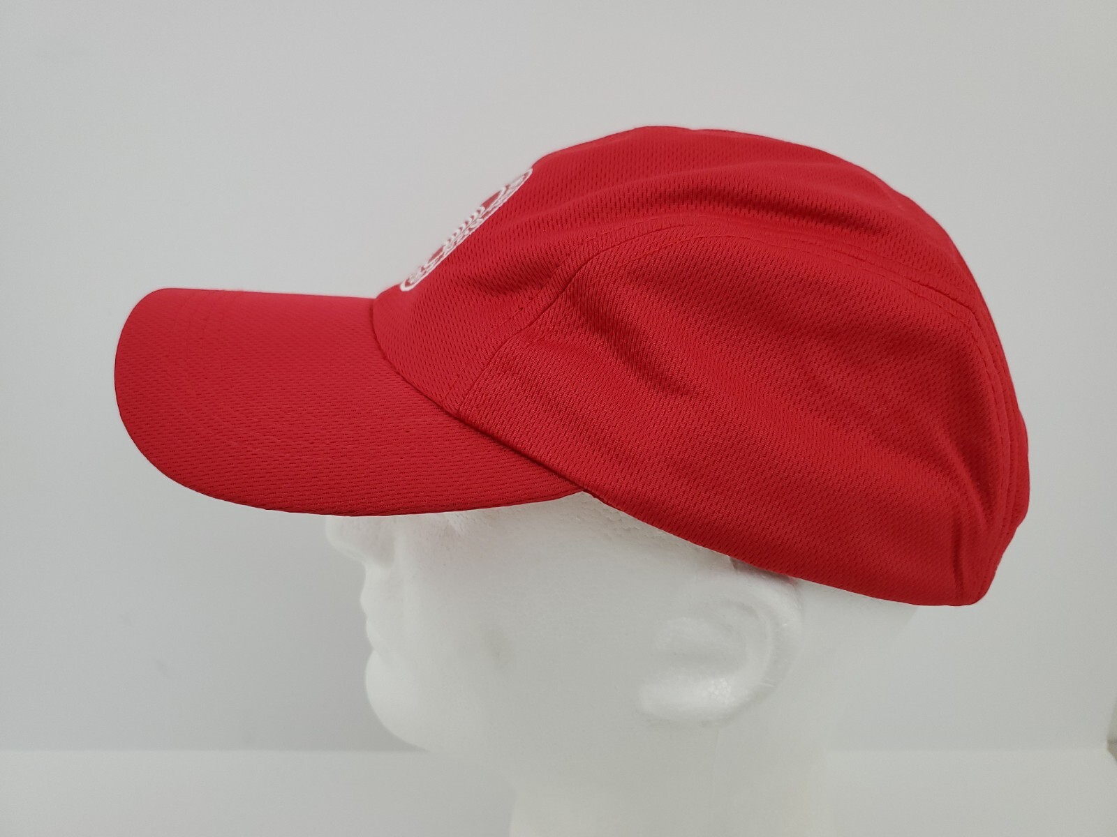 Freedom Trail Run Boston Strapback Hat Adult Red Massachusetts Embroidered Cap