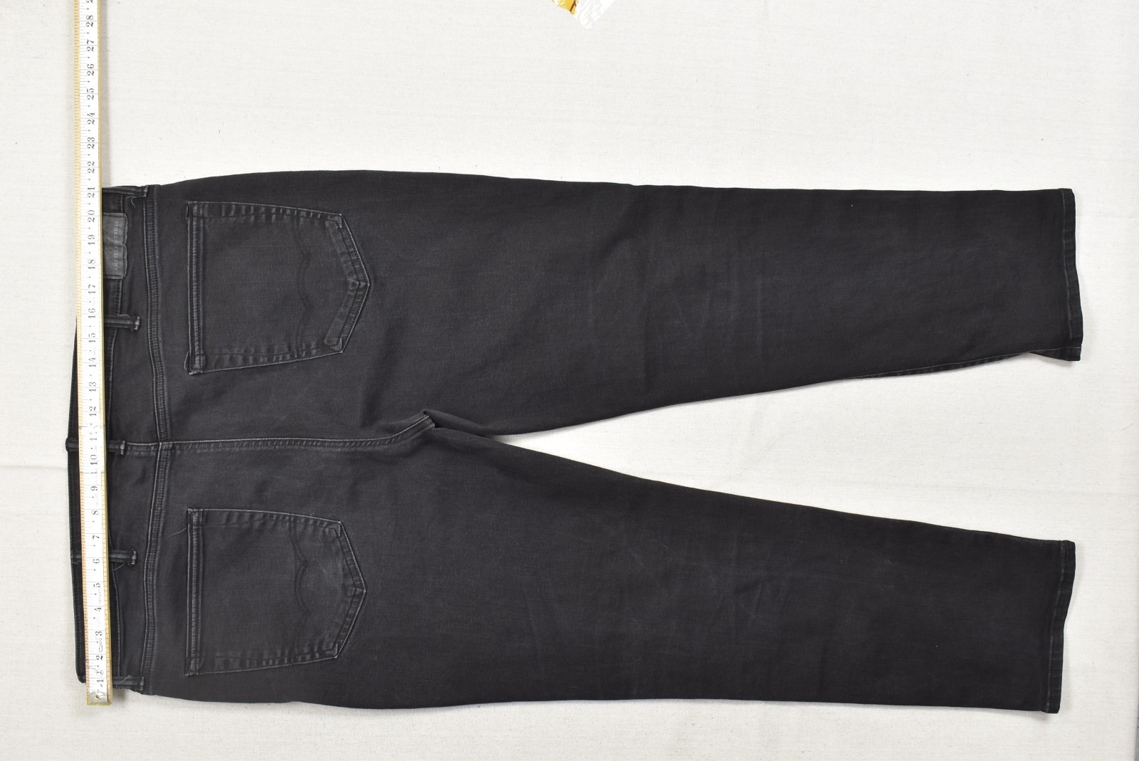 American Eagle Men’s Airflex+ Slim Straight Leg Black Jeans 40×32 Cotton