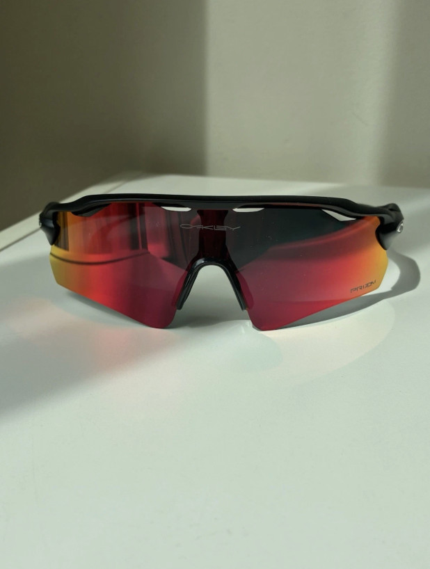 NEW Oakley 009208 Radar Ev Path Men’s Sunglasses Black Frame – Red Prizm Lens
