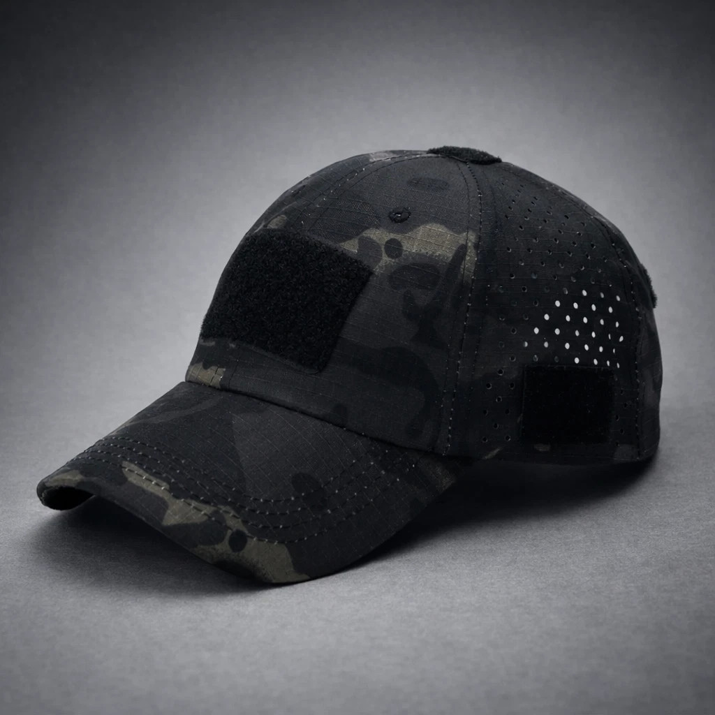 Tactical Camo Military Cap w/ Eyewear Holder Patch Outdoor Fishing Hunting Hat