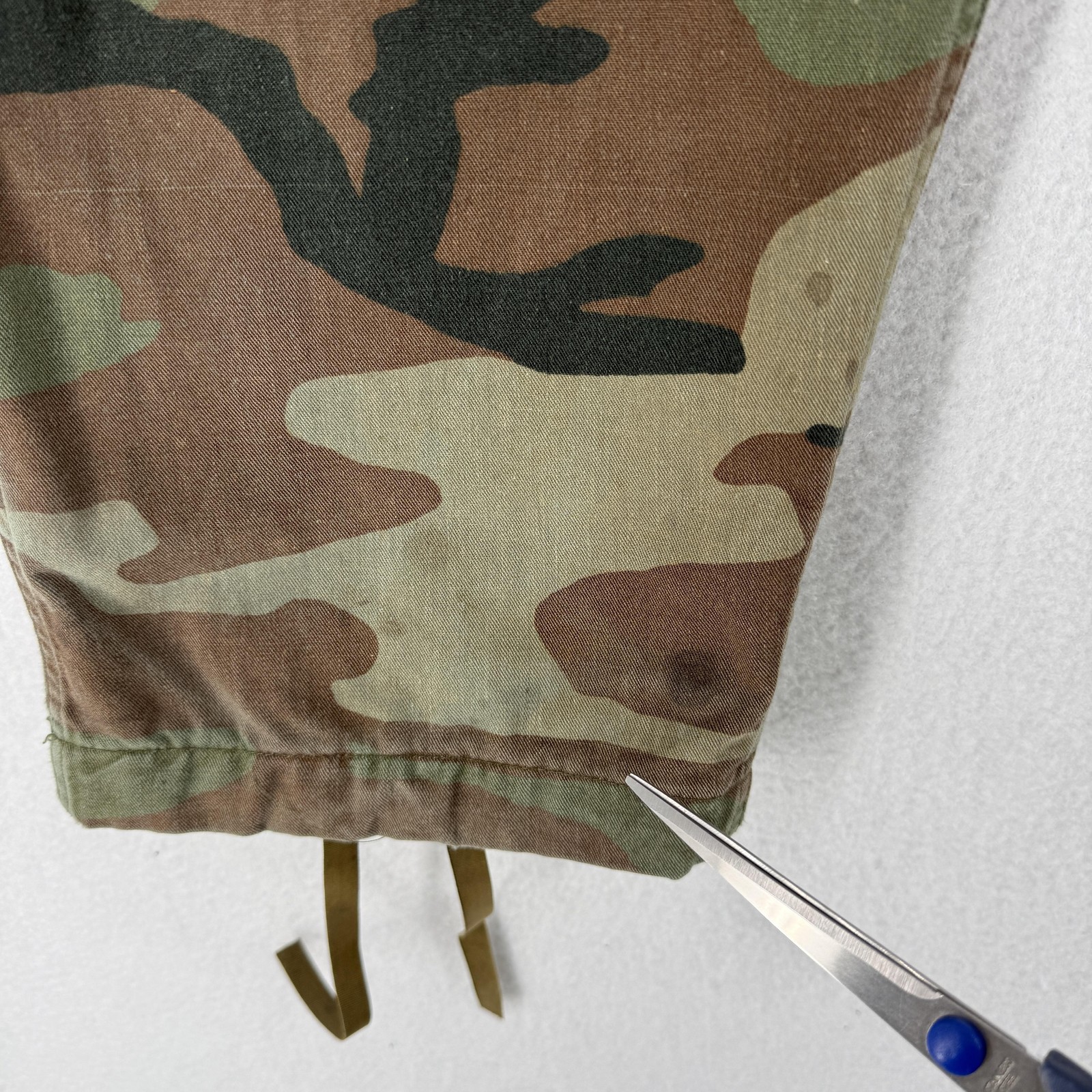 Vintage Winfield MFG Co Combat Pants Mens 38×31 Woodland Camo Cargo BDU 80s