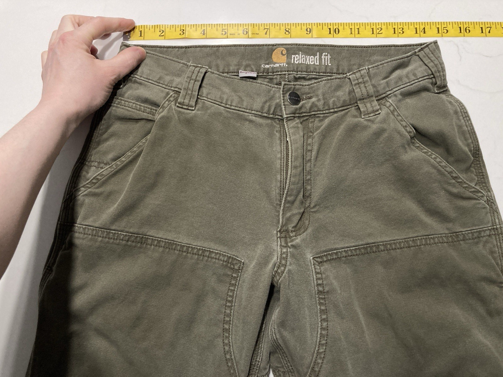 Carhartt Rugged Flex Double Knee Work Pants Men’s 30×30 (Fits 29×28) Distressed