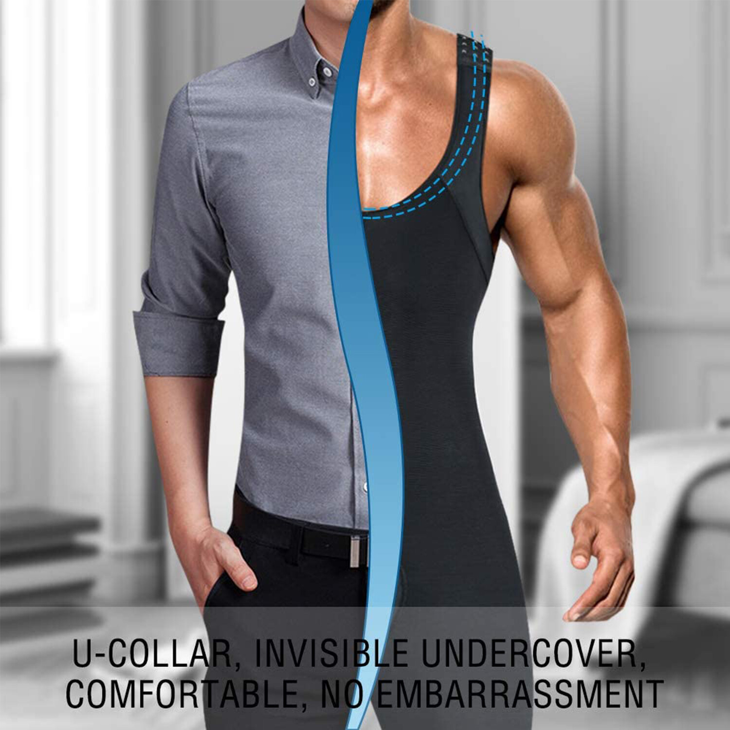 Fajas Colombianas para Hombre Mens Girdle High Compression Garment Shapewear US