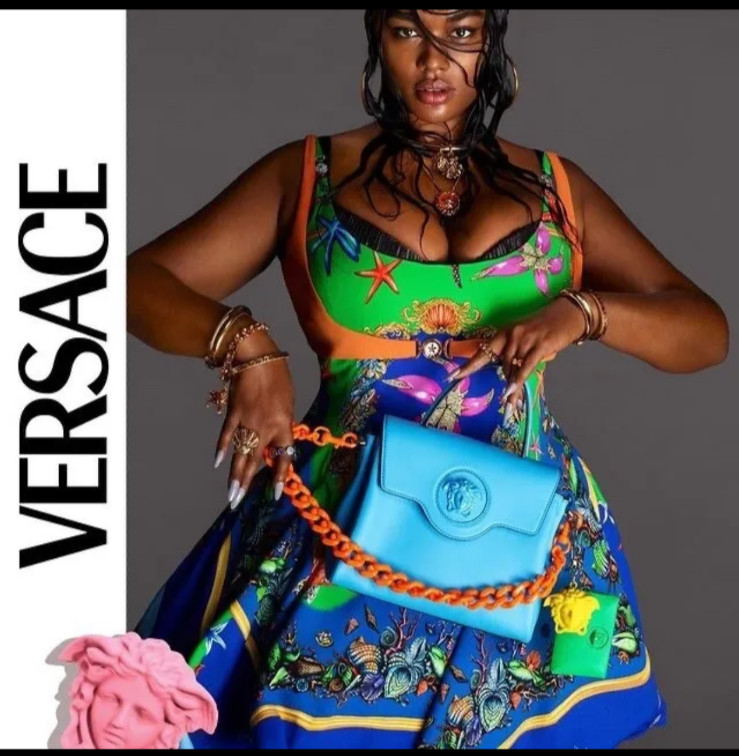 VERSACE 2021 Runway Tresor de la Mer Starfish Dress Viscose Cellulose IT42 M
