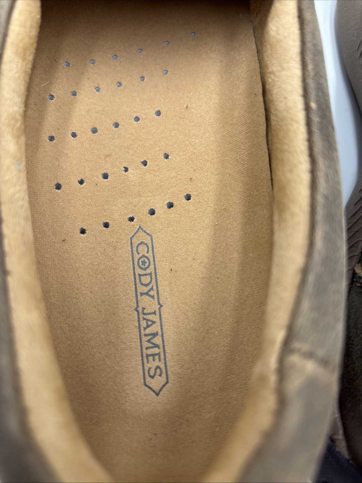 Cody James Men’s Trust Me Beaned Slip-On Casual Oxford Shoes Brown Size 8.5D