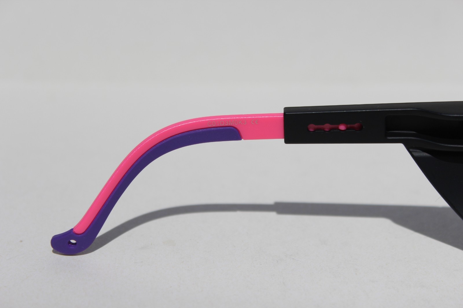 PIT VIPER The Ignition Exciters POLARIZED Sunglasses Flames/Purple SCRATCHED