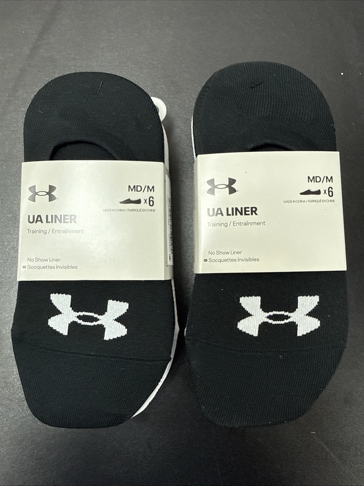 Lot Of 2 Under Armour Women’s UA Breathable Liner No Slip No Show Socks 6 Pairs