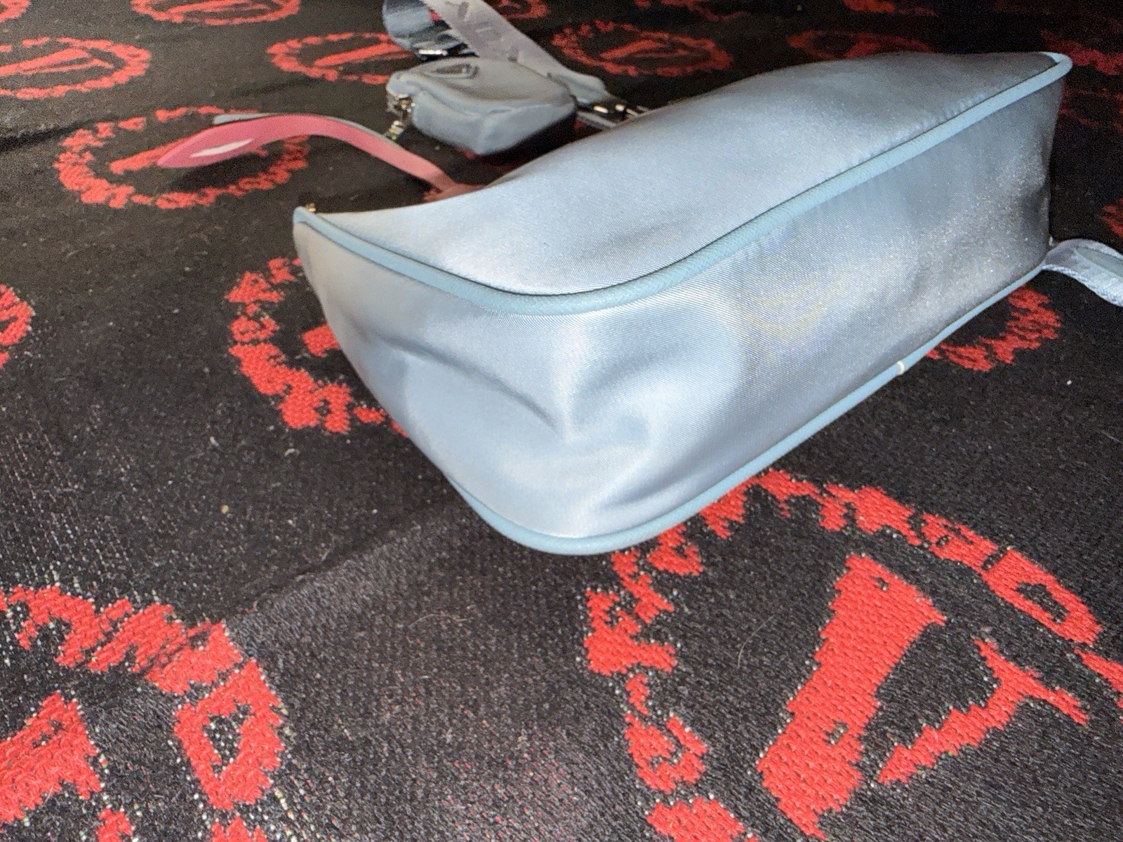 Prada Re-Edition 2005 Re-Nylon Bag Set Celeste Blue | Full 3-Piece Complete Set