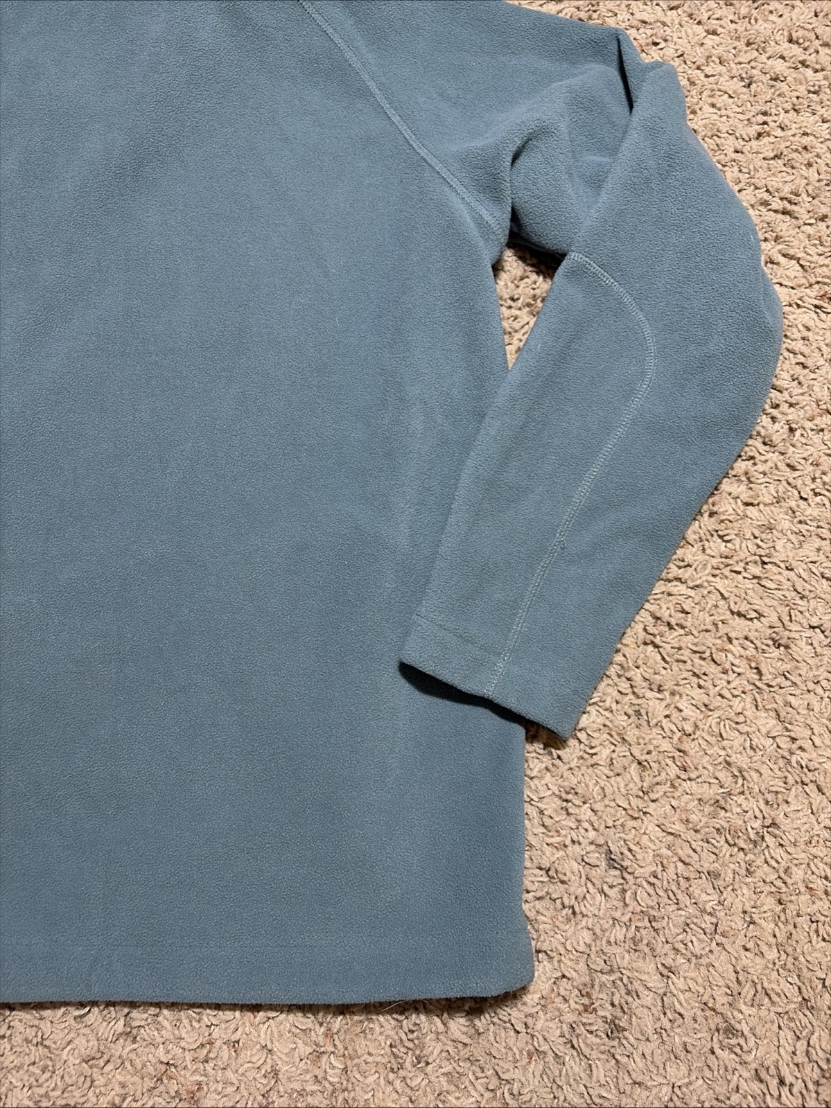 Mens L Columbia Fast Trek II Interchange Full Zip Blue Orange Fleece Jacket