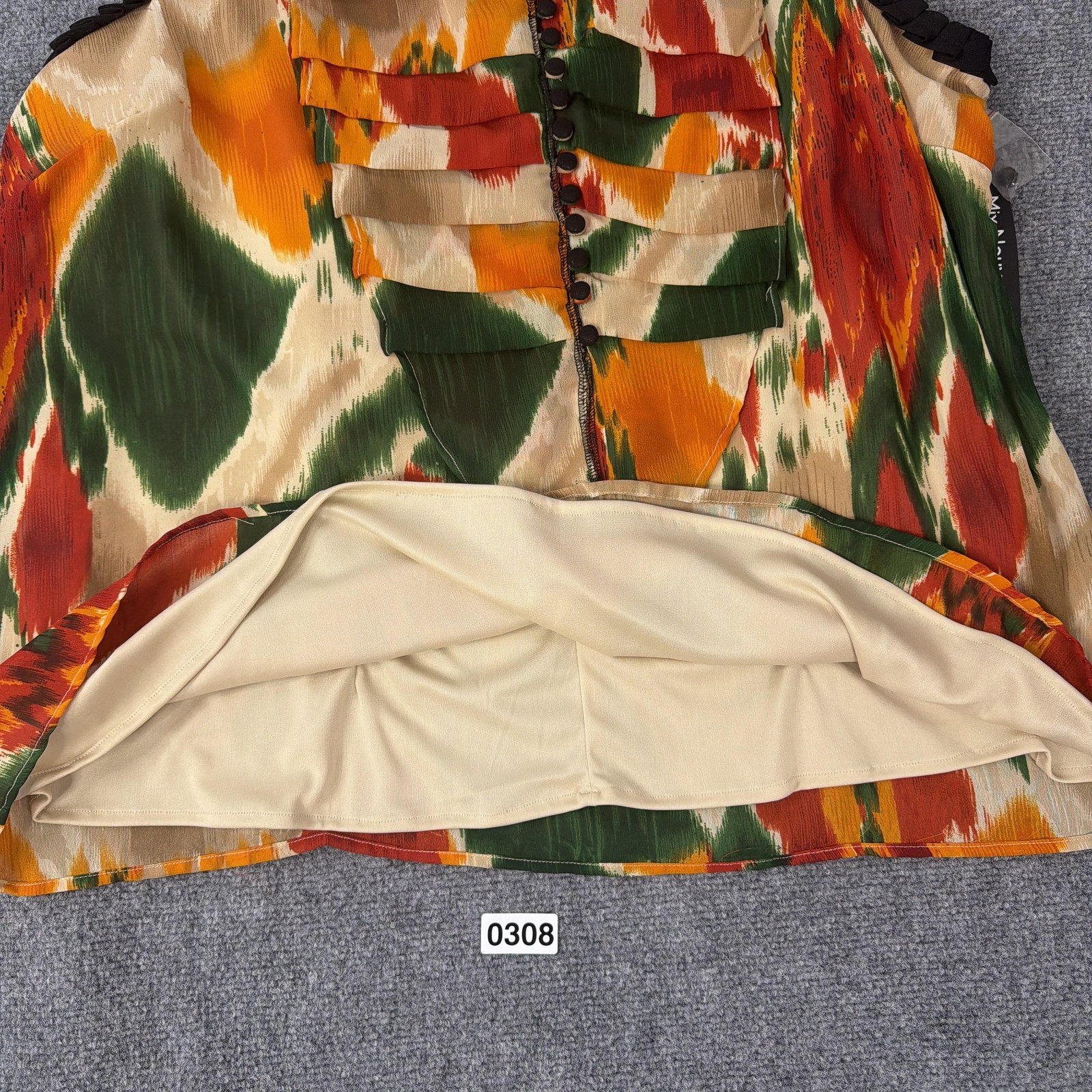 Mix Nouveau Top Womens 3X Sleeveless Tank Rust Olive Pleated Boho Blouse NEW