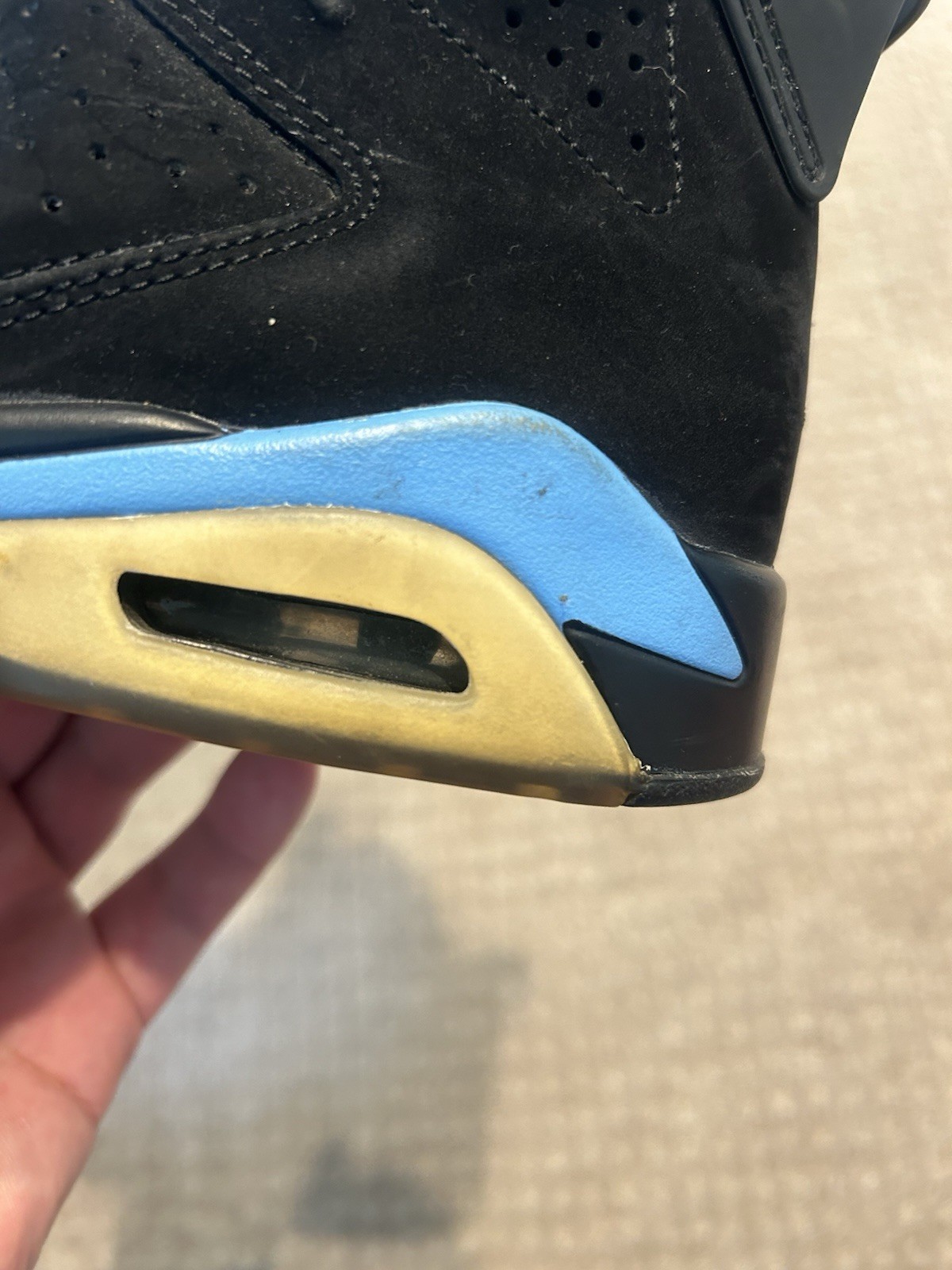 Air Jordan 6 UNC Black 2017 Size 8 Sports Air Jordan Y2K Basketball