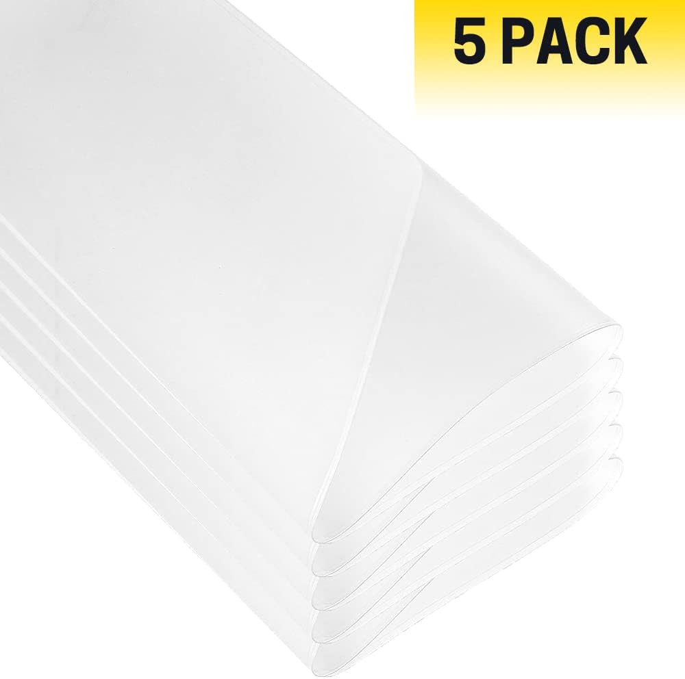 5PCS Checkbook Vinyl Protector Divider Inserts for Duplicate Checks Sets