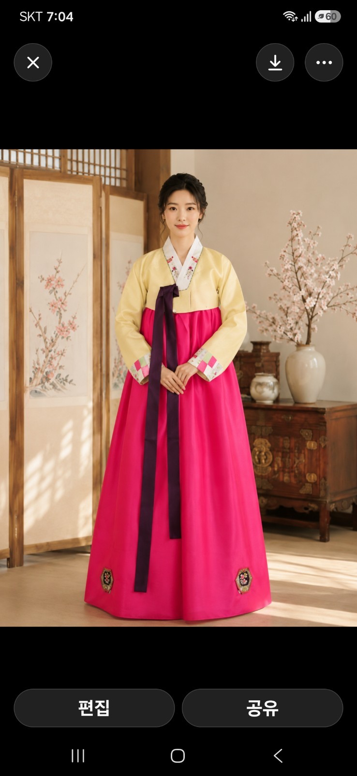 Original Korean Traditional Versatile 2-in-1 Look Hanbok Set