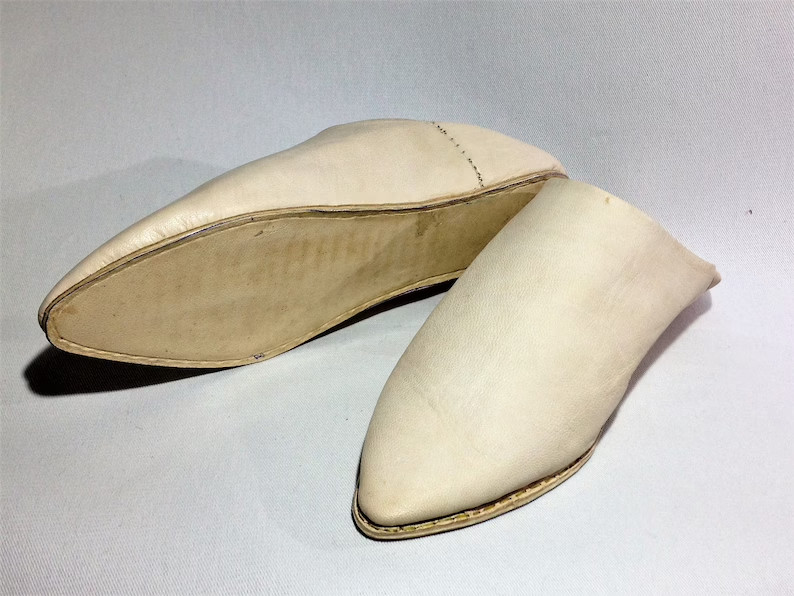 Naturel leather Slippers Handmade Babouche morrocan slippers Traditional babouch