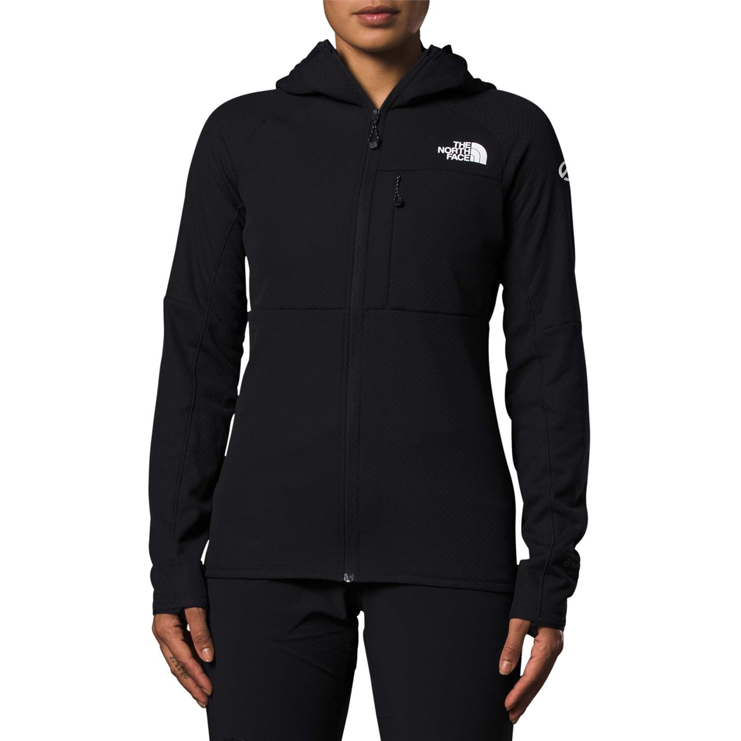 New Womens The North Face Ladies Summit Future Fleece Black Full Zip Hoody