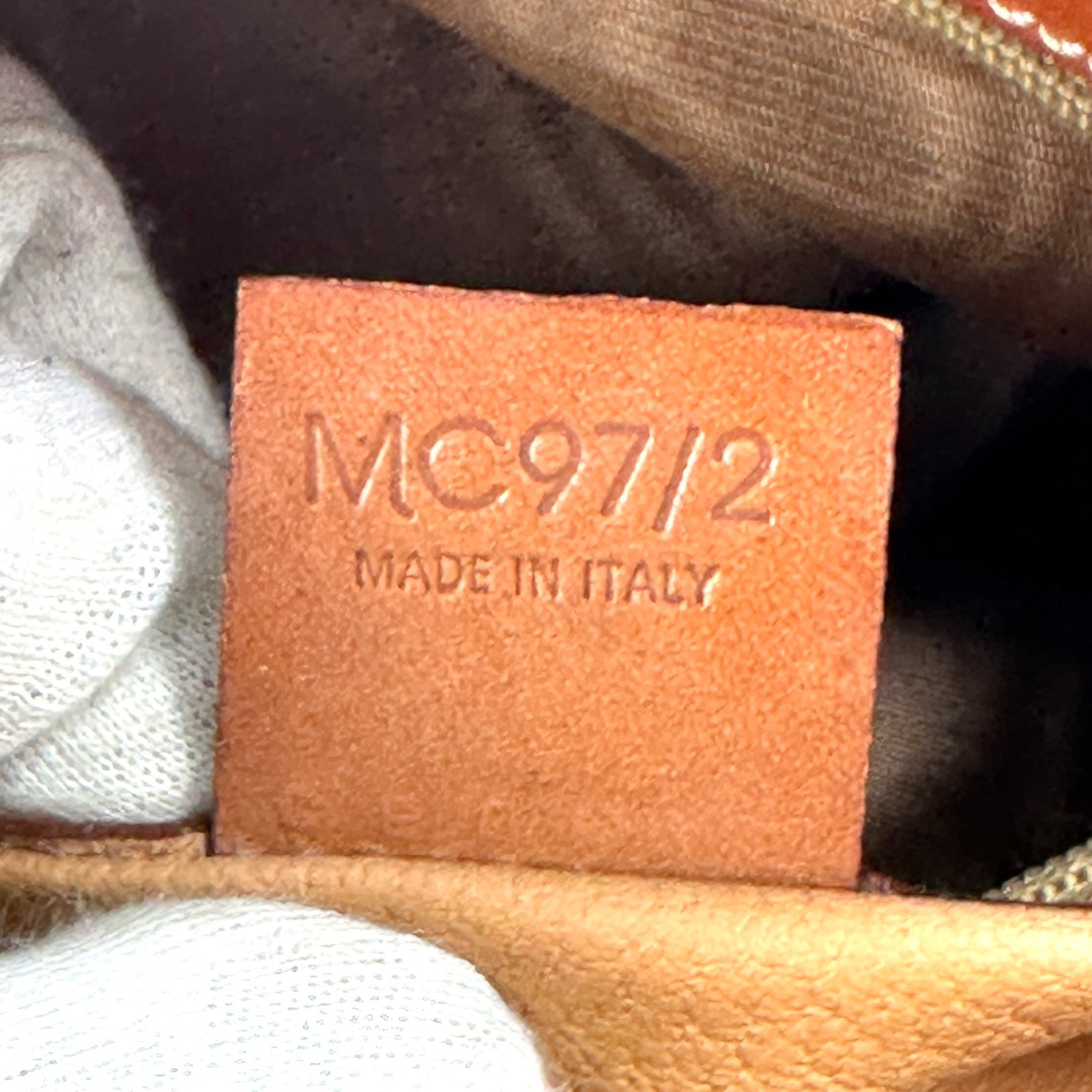 Celine Macadam Tote Bag PVC Leather Brown Authentic