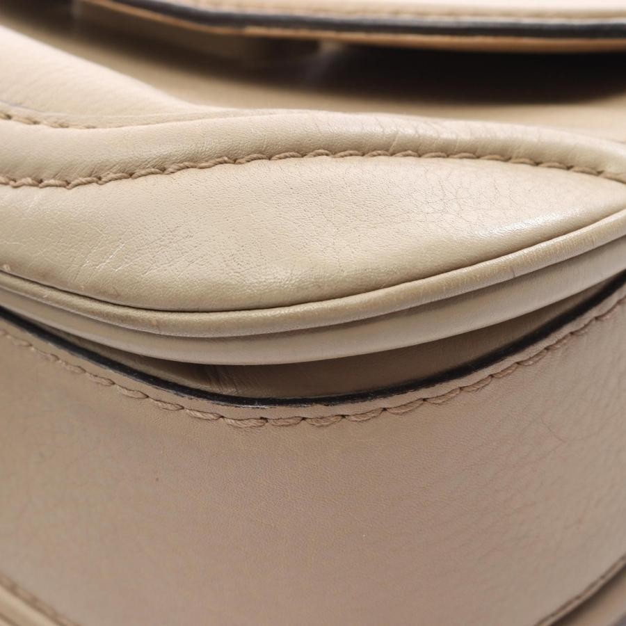 GUCCI Bag: New Bamboo 2WAY 254884 Beige W26.5×H17.5×D9cm w/ strap;