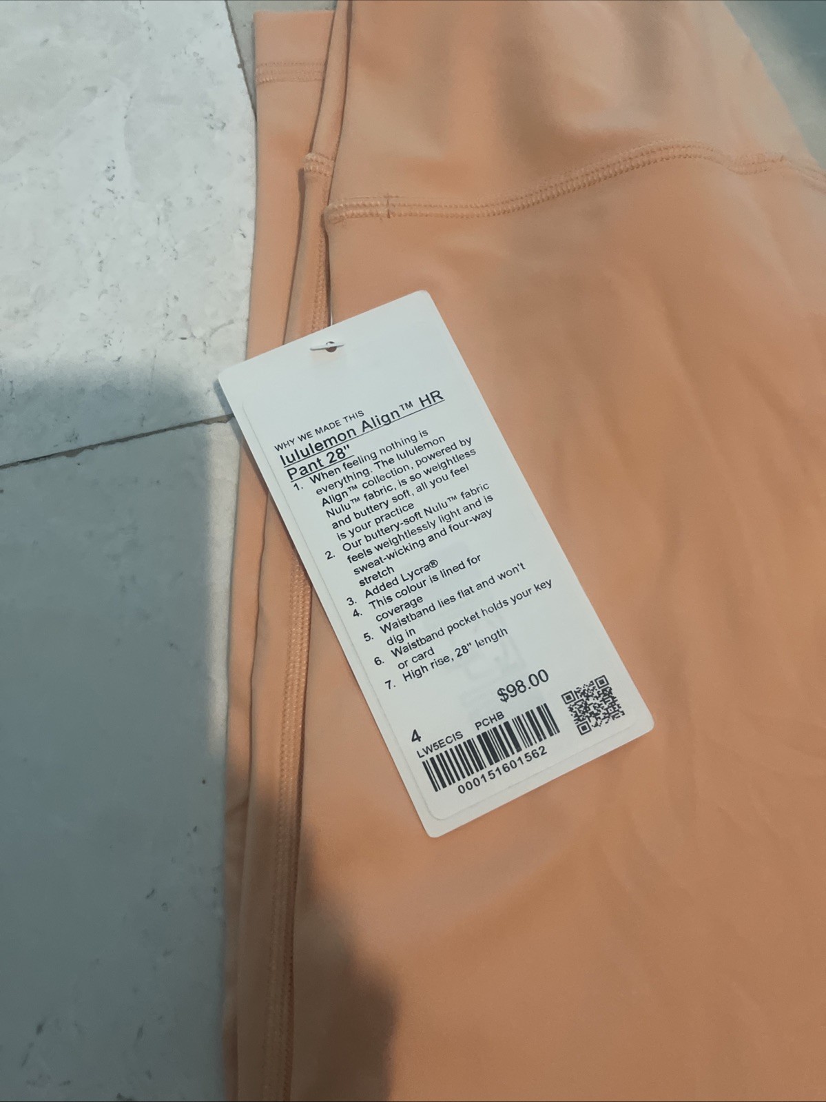 Lululemon Align High-Rise Pant 28 Inches Size 4