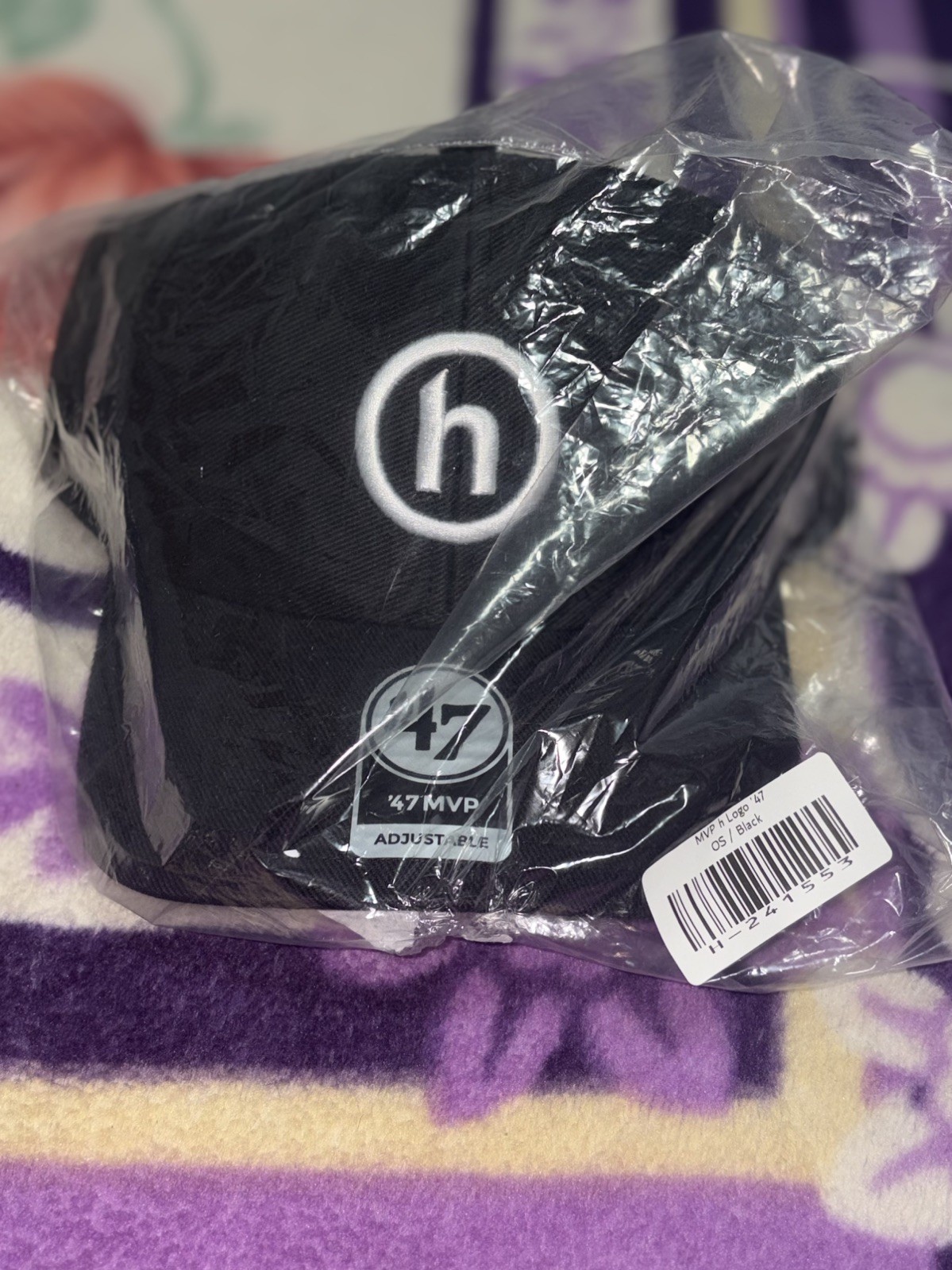 Hidden NY x 47 Brand MVP H Logo Hat Black (Brand New)