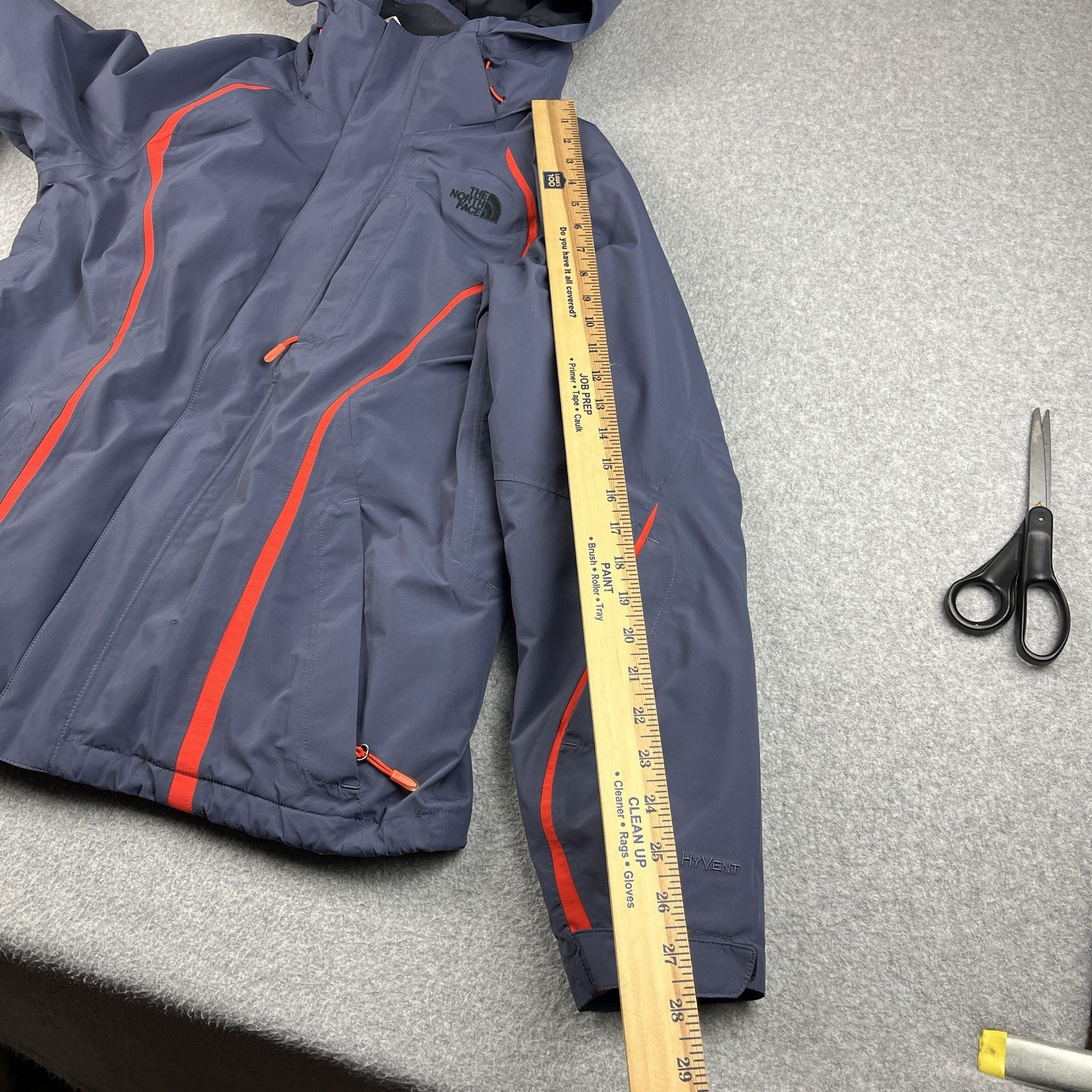 The North Face Ski Jacket Women Medium Hyvent Kira 2.0 Triclimate Greystone Blue