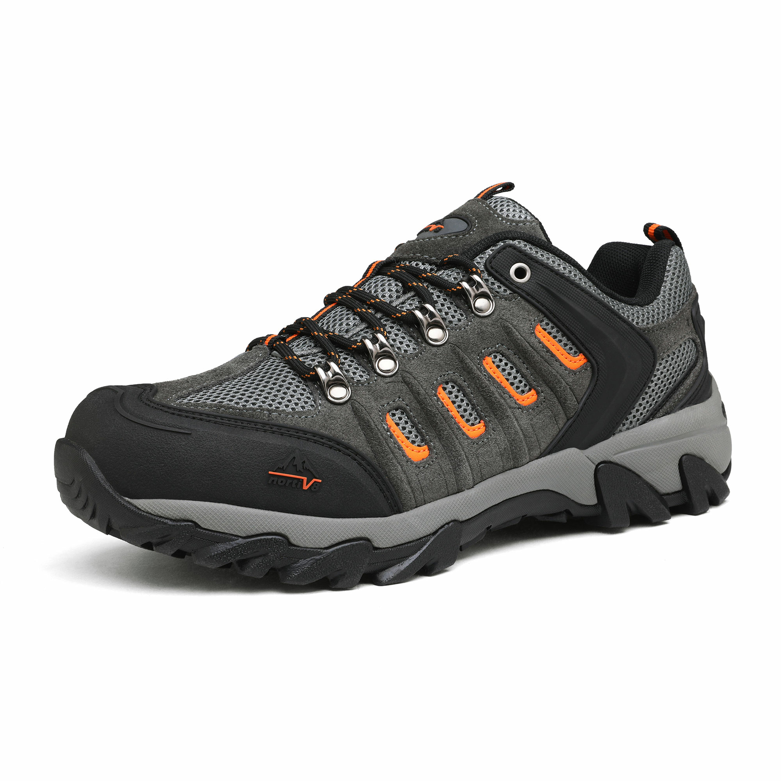 NORTIV Men Hiking Boots Trailing Trekking Camping Athletic Walking Shoes