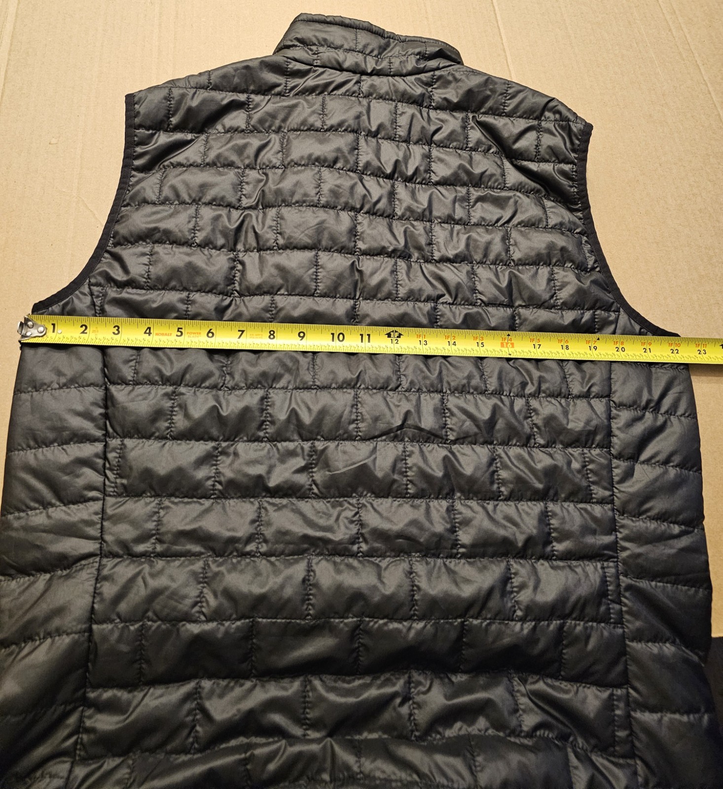 PATAGONIA Nano Puff Full Zip Men’s Primaloft Vest/Jacket Black Size Large
