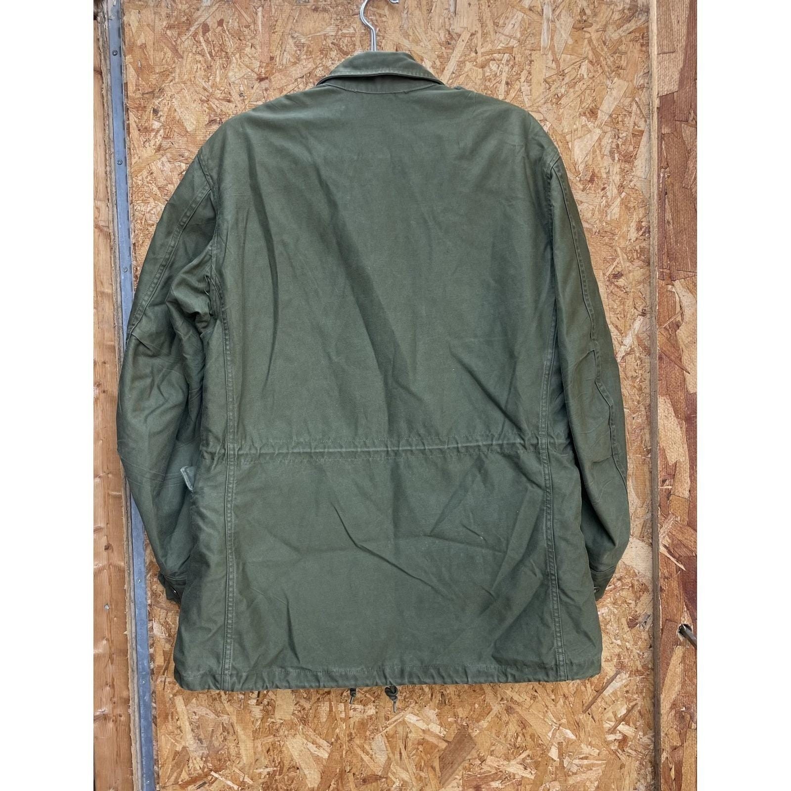 Vintage US Army M51 Field Jacket Small Olive Green 1958 M-1951 Korean War Owens