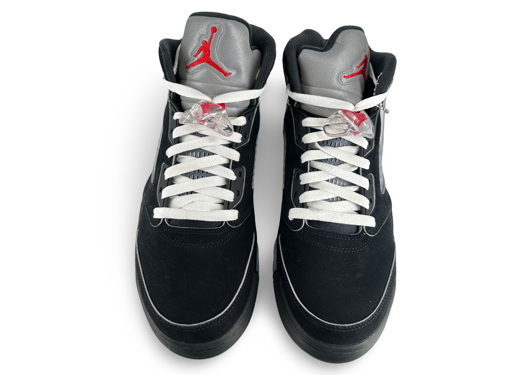 Size 8M/9.5W – Jordan 5 Retro OG Black Metallic Reimagined HF3975-001 Pre-Owned
