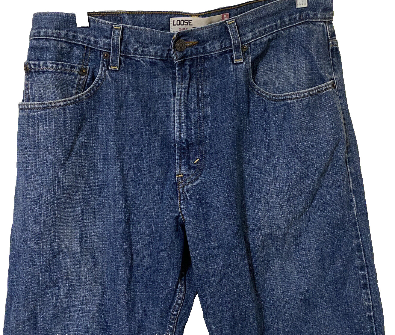 Levi’s 569 Loose Straight Men’s Blue Denim Jeans Size 34″ x 32″