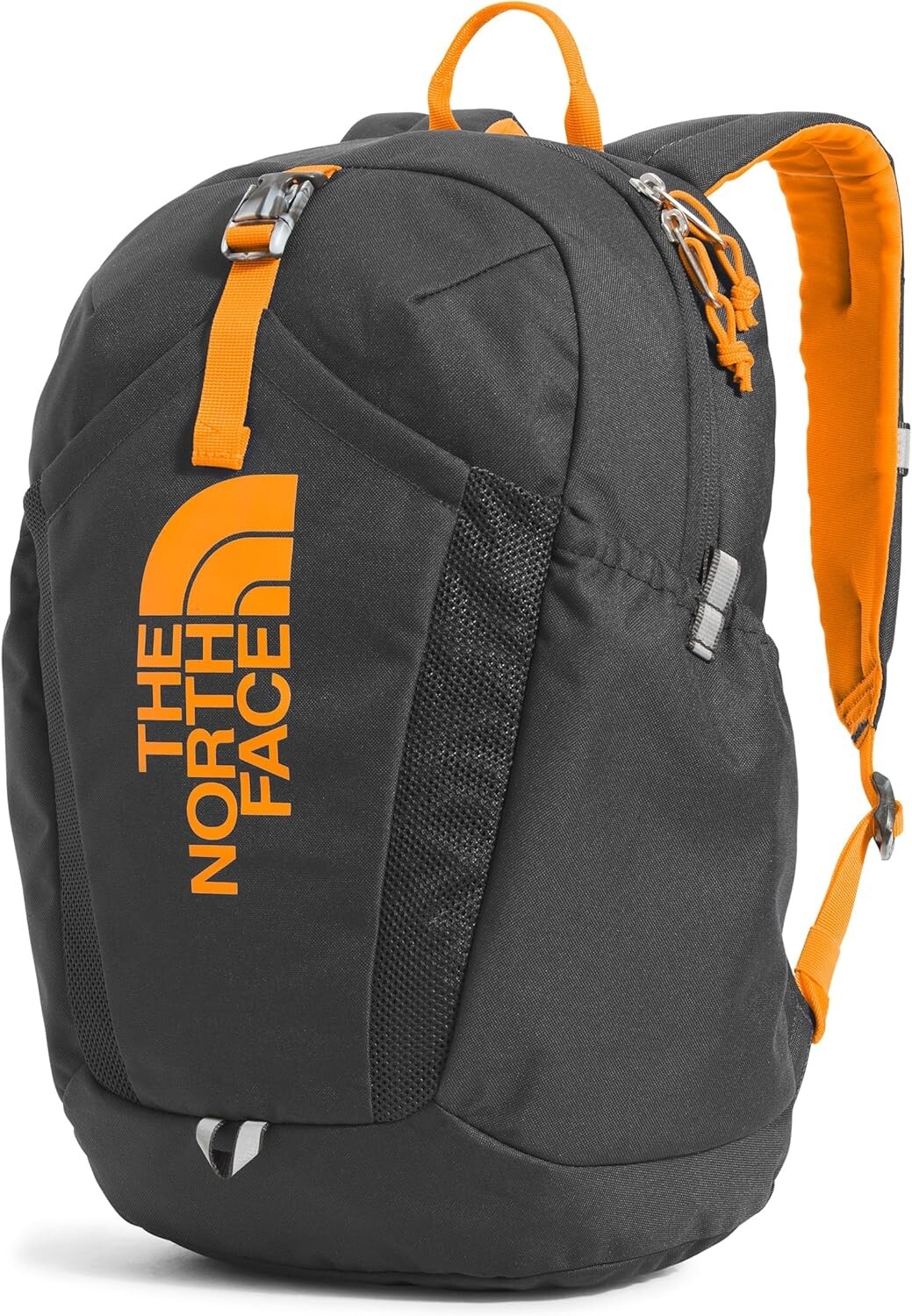 NEW The North Face Mini Recon Pack – Asphalt Grey/Cone Orange (16″ x 10″ x 6″)