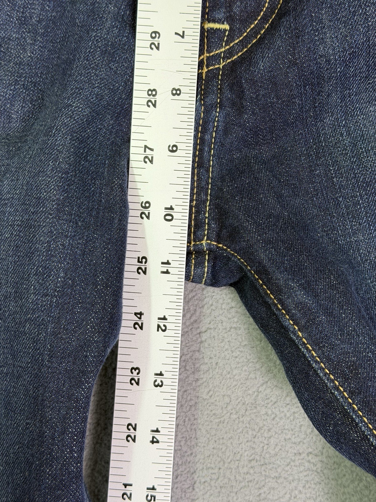 New Old Navy Jeans Mens 34×36 Blue Dark Wash Mid Rise Bootcut Regular Fit