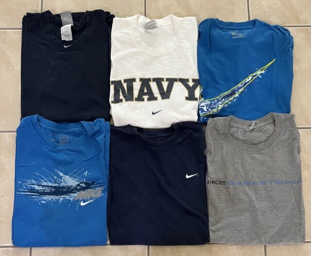 Vtg Nike Shirts Lot Sleeveless Tank Tee Nike Swim Basketball Football