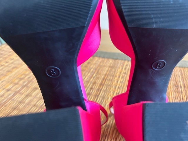 Wild Fable™ Hot Pink Satin Bianca Women’s 4 inch Platform Pumps Size 8 *Sexy*