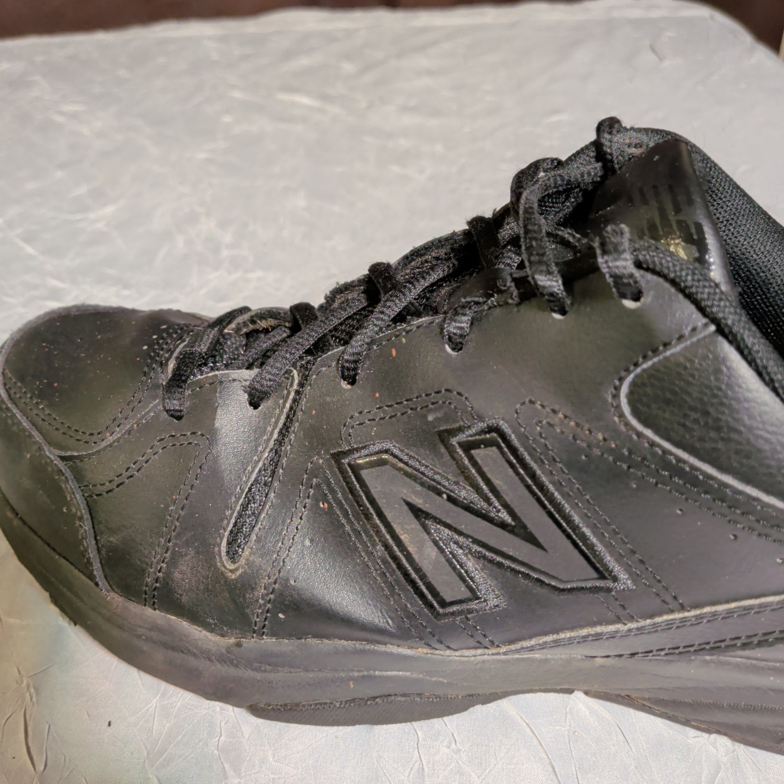 New Balance 608 V5 Mens Size 10.5D Black Athleisure Athletic Walking No Insole