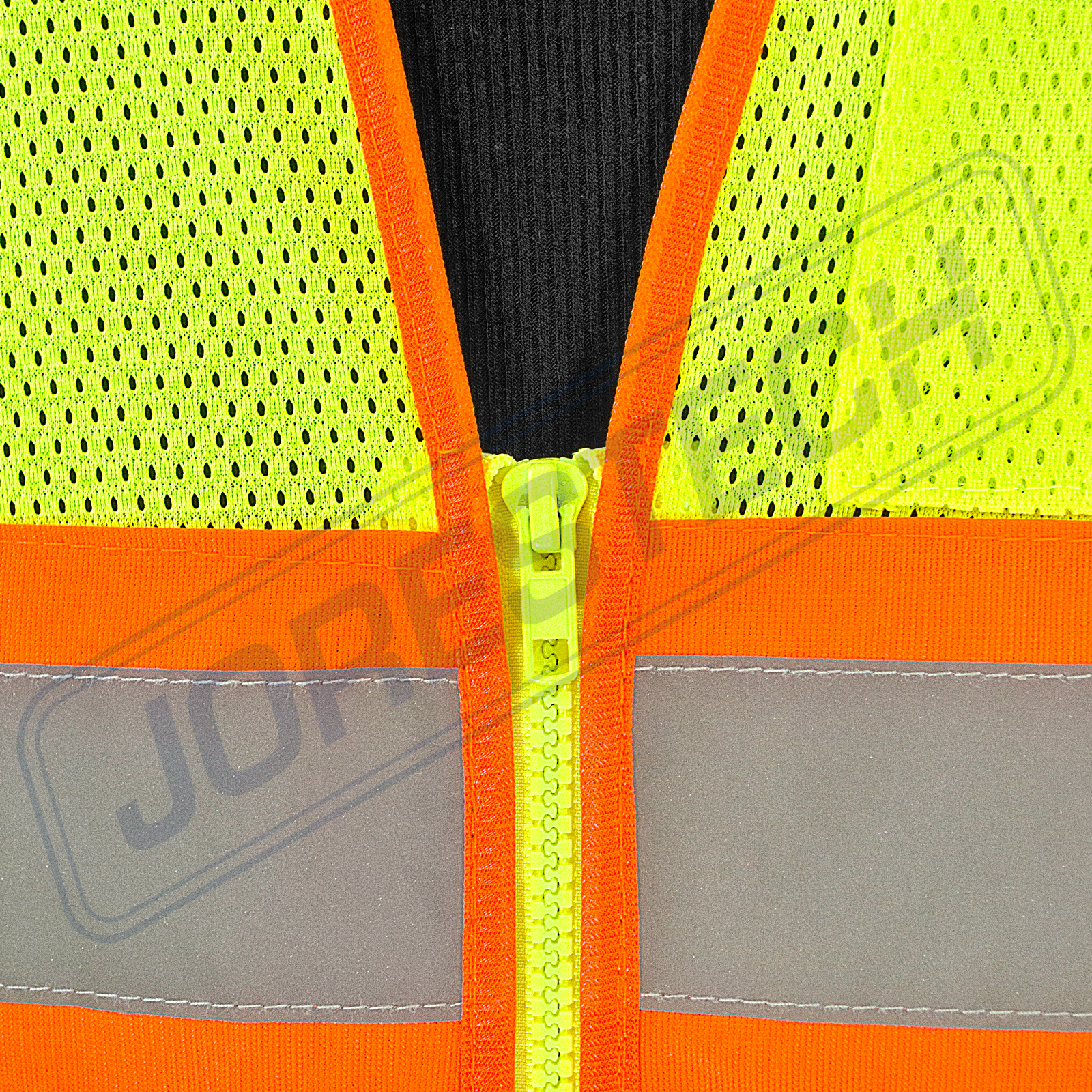 Hi Vis Safety Vest Reflective Sleeved Work ANSI Class 3, Pockets, Jorestech