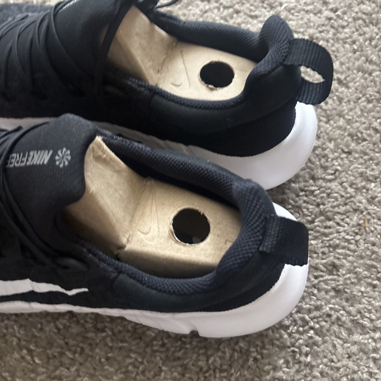 Nike Free RN 5.0 Next Nature BlackSmoke Grey-White CZ1884-001 Men’s Size 10.5
