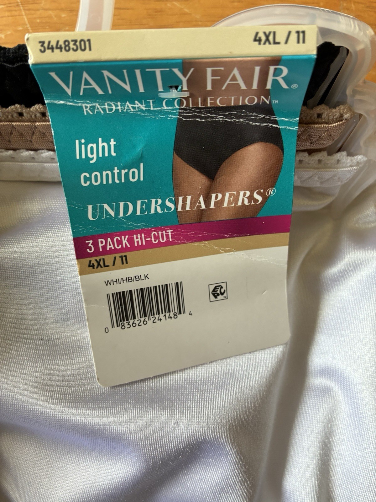 3 Pair Vanity Fair Radiant Women’s Underwear Undershaper Panties High Waist 4XL