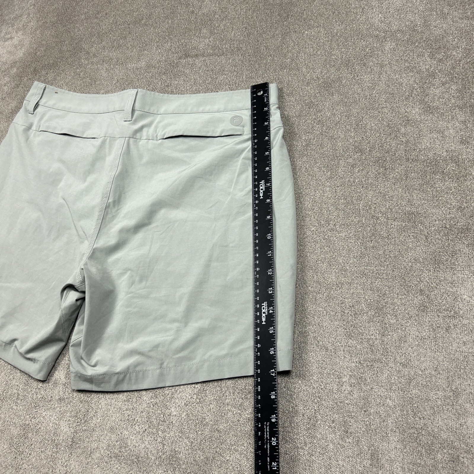 Free Fly Shorts Mens 36 x 7 Gray Stretch Performance Hybrid Tech Chino Palmera
